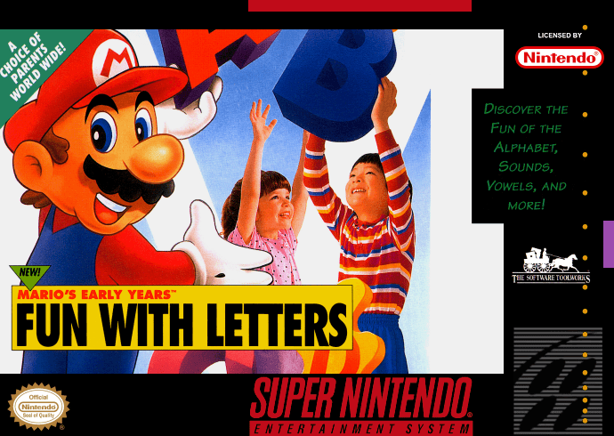 Mario's Early Years - Fun with Letters
