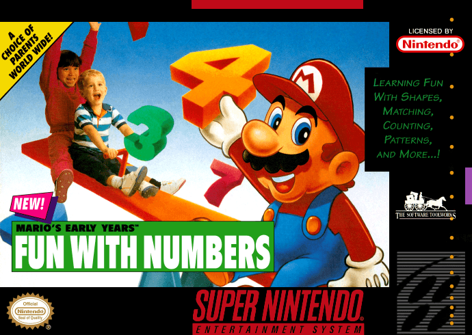 Mario's Early Years - Fun with Numbers